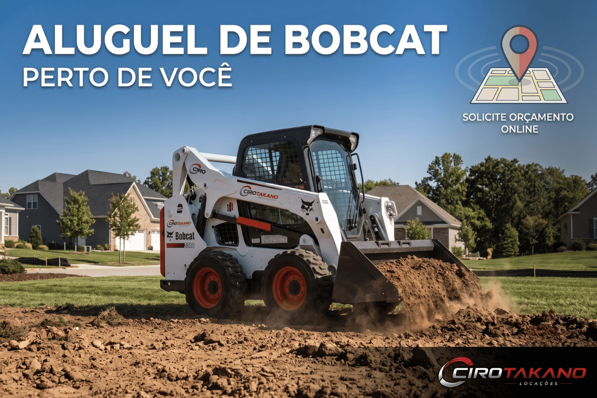 Locação de Mini Carregadeira em SP | Ciro Takano